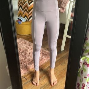 lululemon purple size 0 leggings 25inch